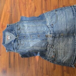 Paris Blues Classic Blue Denim Dress Women Size 13 Great Condition Pockets